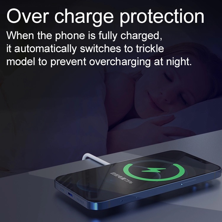 Smart Mobile Wireless Phone Charger, Qi Wireless Charging Charger Pad, Universal 15W Fast Qi Wireless Charger
