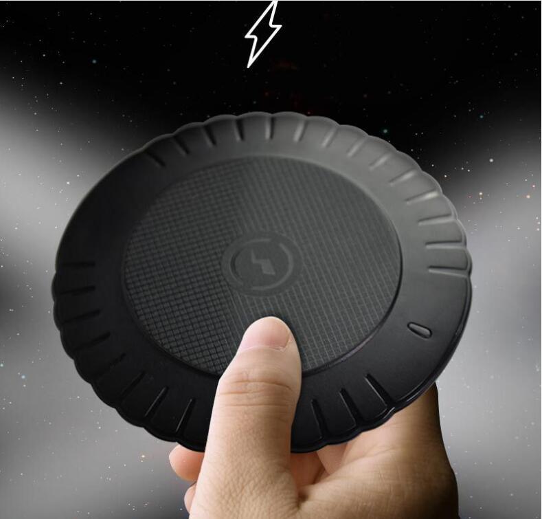 Kd16 Untra Thin Plastic Round Qi Fast Wireless Charger