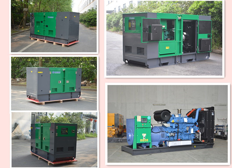 15kVA-200kVA Silent Type Diesel Power Generators with ATS Battery and Charger