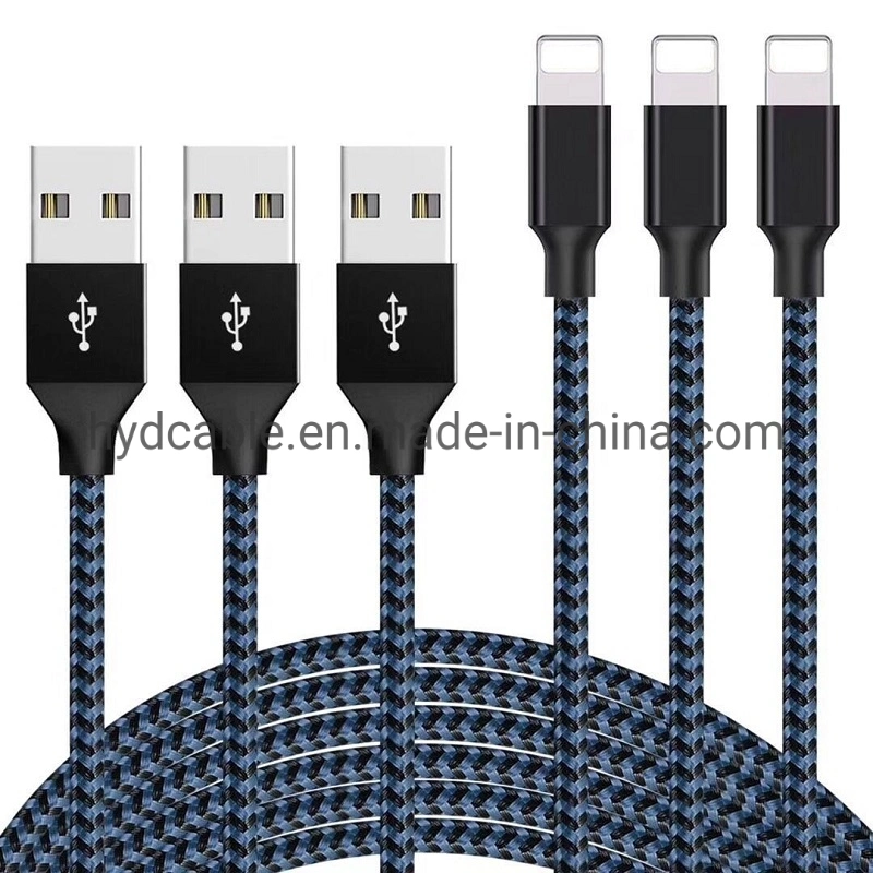 Nylon Braiding Fast Charging Lightning Cable for iPhone