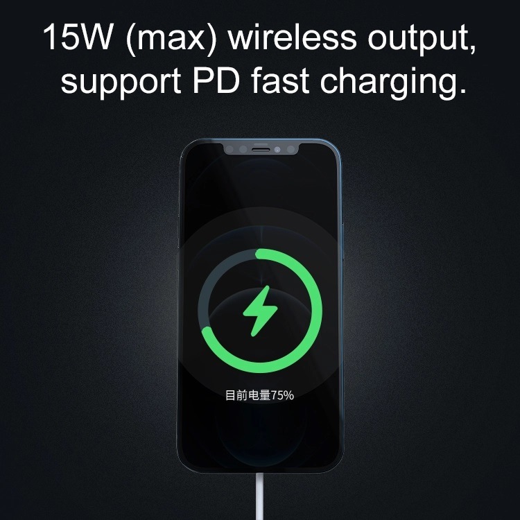 Smart Mobile Wireless Phone Charger, Qi Wireless Charging Charger Pad, Universal 15W Fast Qi Wireless Charger