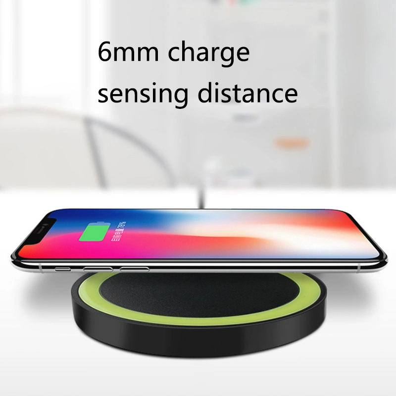 Promotion Portable 5W Classic Qi Q5 Wireless Charger (for Mobile Phone with Receiver)