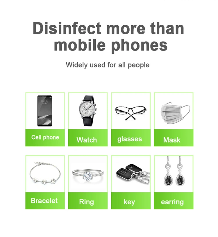 Wholesale High Quality Multifunctional Portable Wireless Phone Charger UV Sterilizer Box