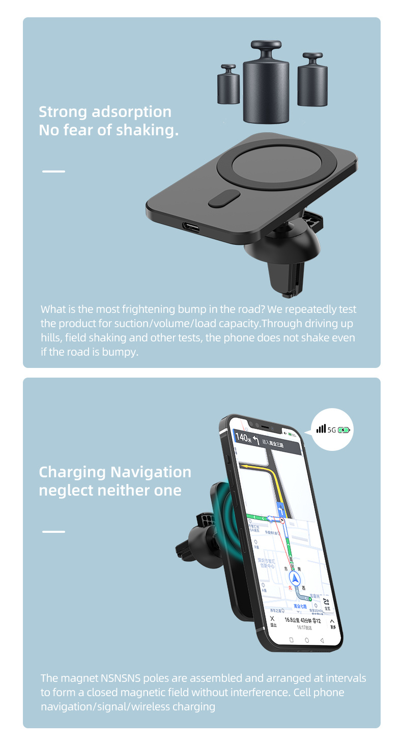 Creative New Product Wireless Charger Suitable for iPhone12 Magnetic Magnetic Wireless Charger