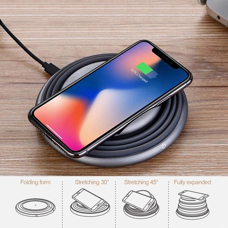 Kingmaster F200 Phone Stand Wireless Charger Fast 10W Wireless Charger with Mood Light