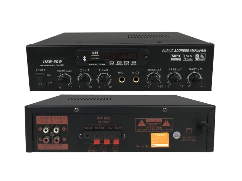 Professional Audio 15 Watts Small Sound Equipment Desktop Amplifier