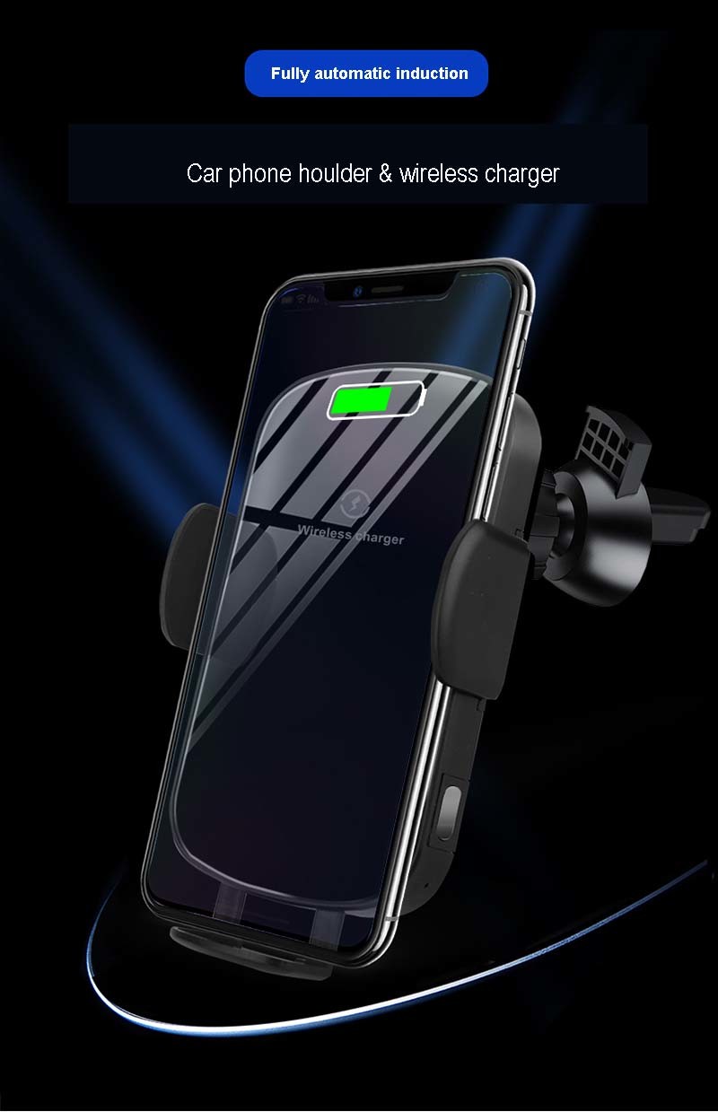 15W Wireless Charger Car Phone Holder, Universal Phone Holder Car Wireless Charger