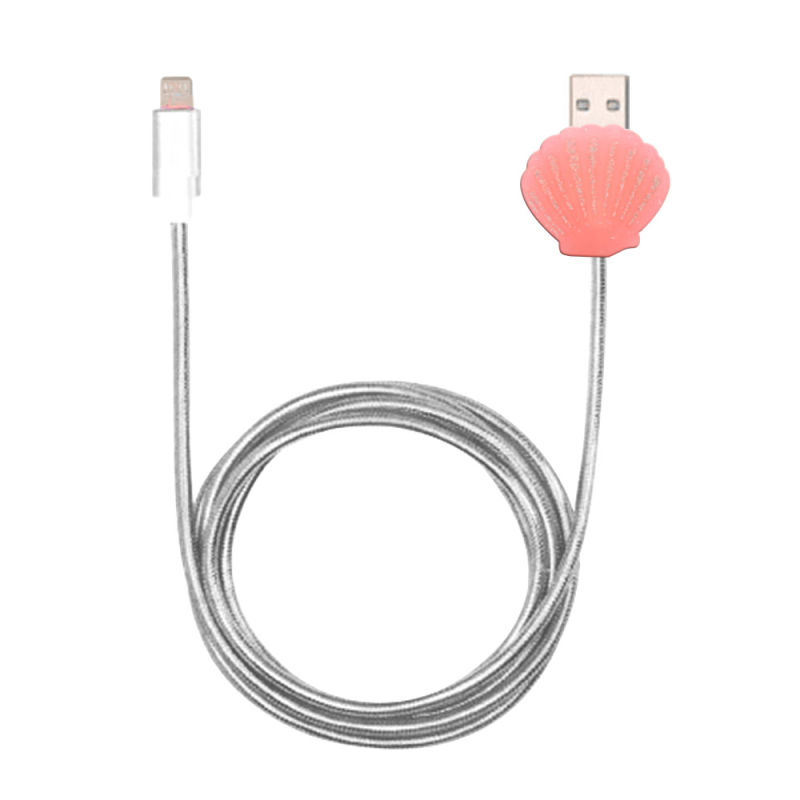 Cartoon Figures USB Charge Cable Cord Metal Charging Cord