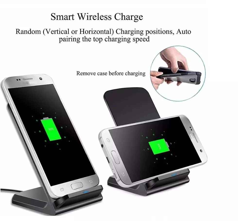 2020 New Arrivals Amazon Anker 10W Wireless Charger Stand, Type-C Qi-Certified Wireless Charger for Galaxy S9 S10 for iPhone 11