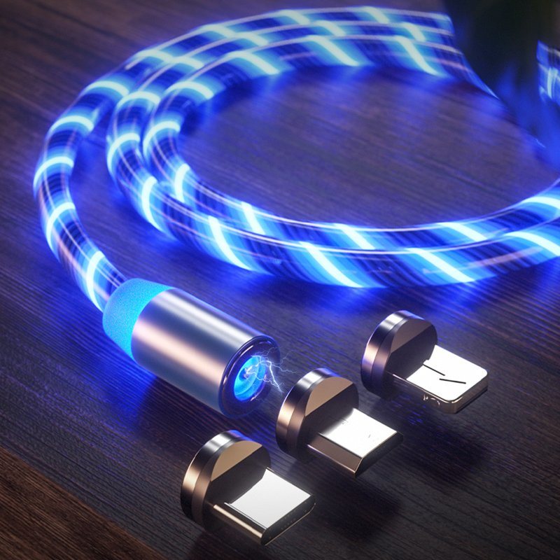 New Arrive 3A Fast Charging LED Magnetic Micro USB Cable