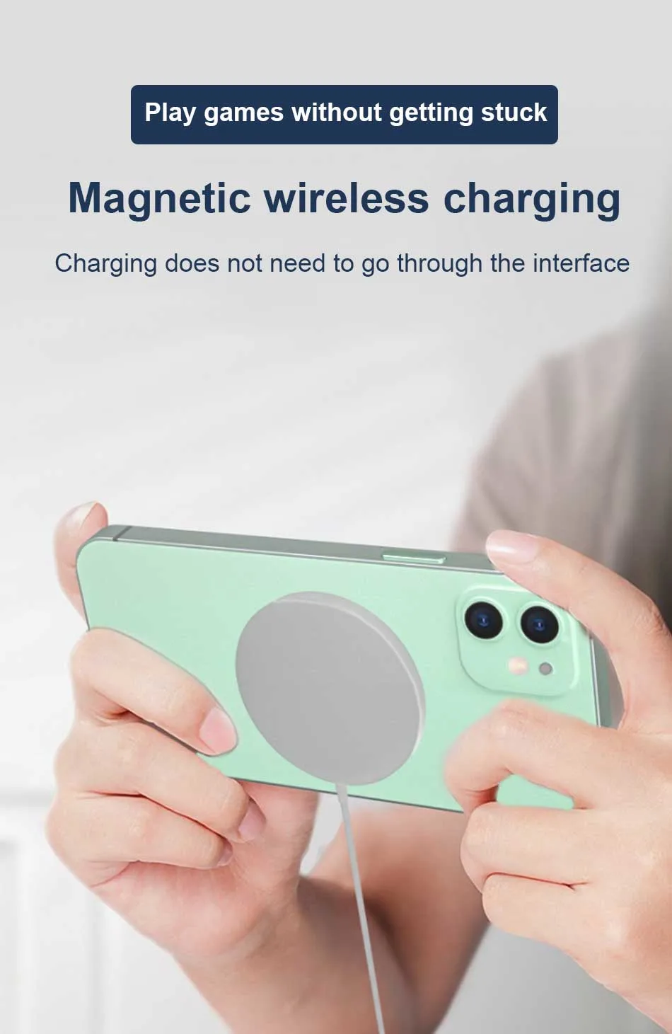 5W 7.5W 2020 for Amazon Magsafing Wireless Magnetic Wireless Fast Charger for iPhone 12 Mini PRO Max Phone Wireless Charger