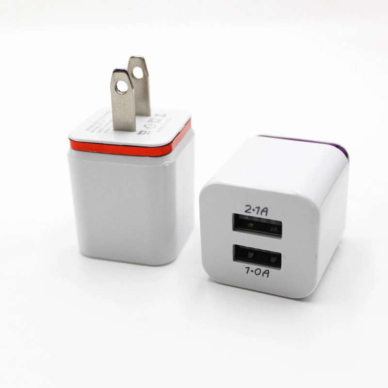 High Quality Us EU UK Plug Portable Cell Phone Charger Travel Wall Charger USB Charger