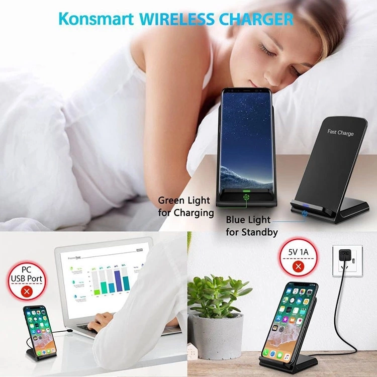 Wholesale Fast Q700 Wireless Stand Power Bank Charger, Wireless Charger for iPhone