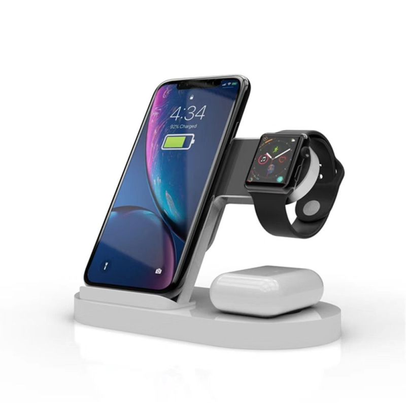 Multi Function 3n1 Wireless Charger Stand for Iwatch&#160; for iPhone 15W Wireless Charger Desktop Wireless Charger&#160;