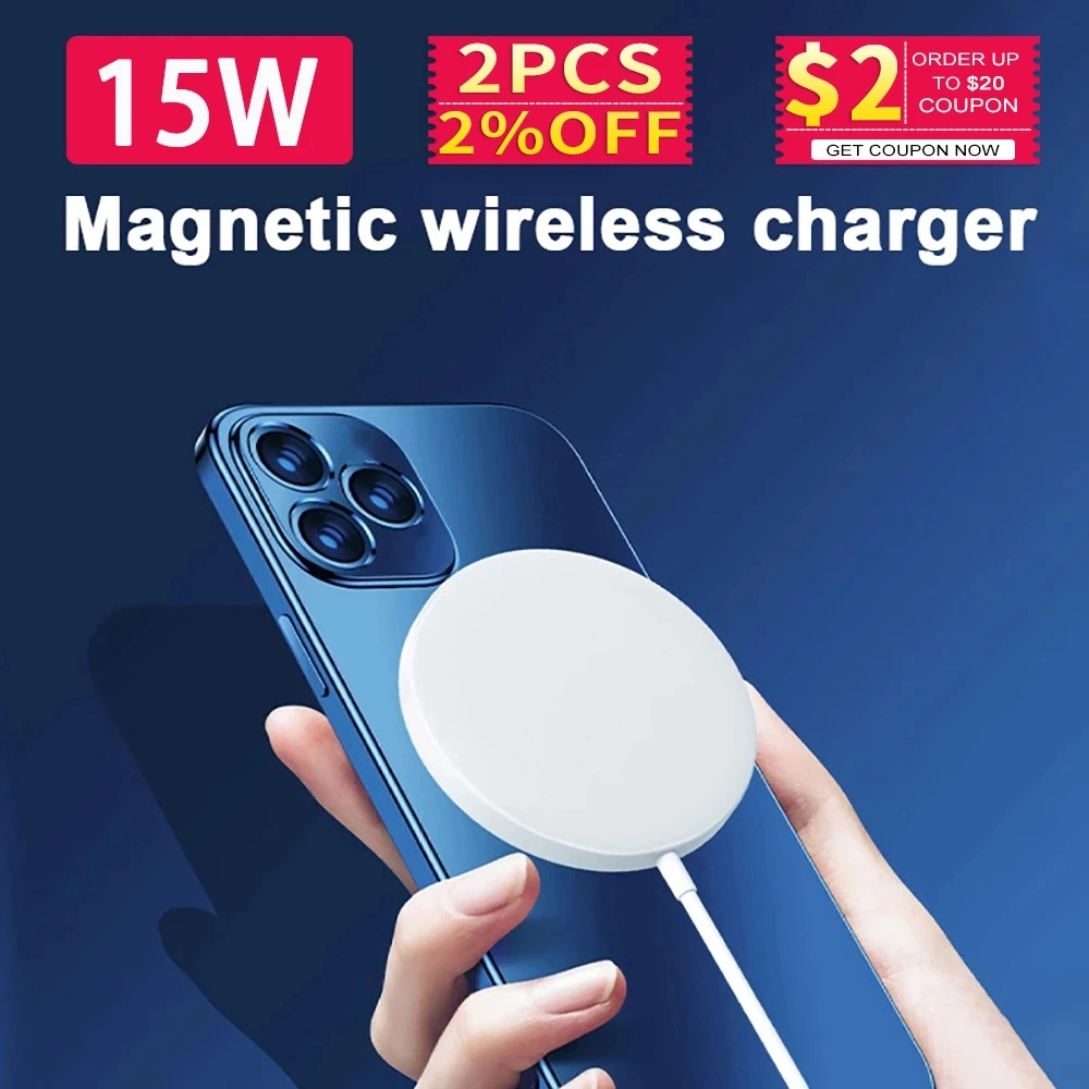 5W 7.5W 2020 for Amazon Magsafing Wireless Magnetic Wireless Fast Charger for iPhone 12 Mini PRO Max Phone Wireless Charger