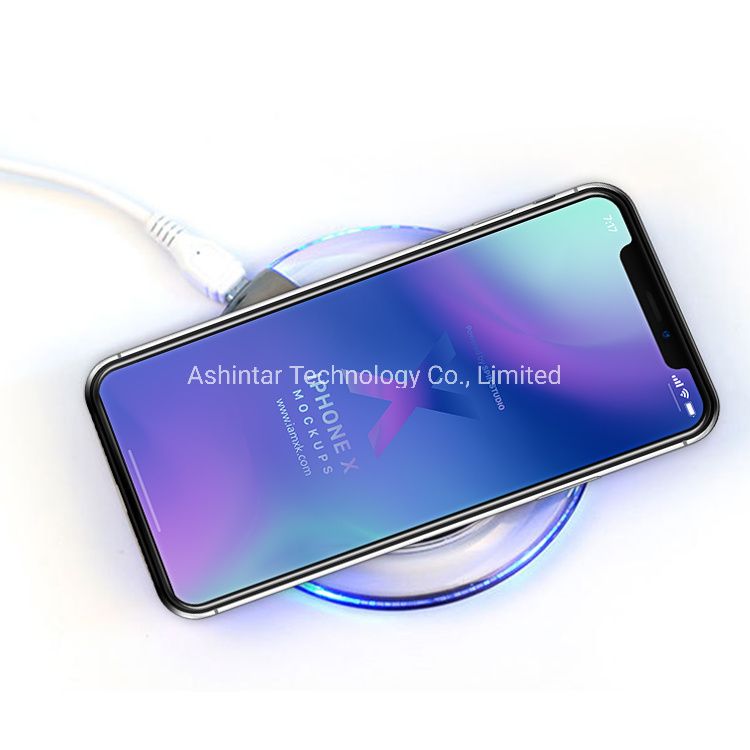 Crystal Appearance Fast Wireless Charger for Mobile Phones
