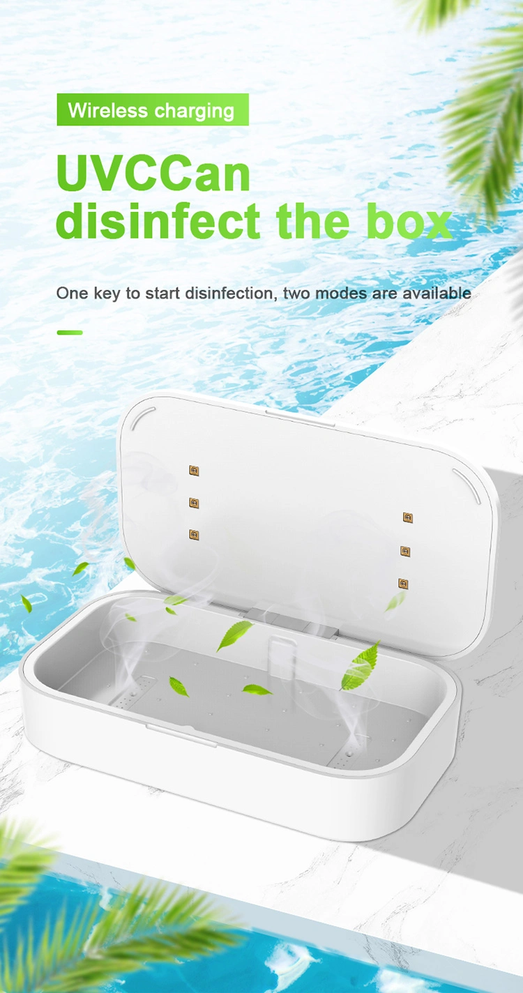 Wholesale High Quality Multifunctional Portable Wireless Phone Charger UV Sterilizer Box