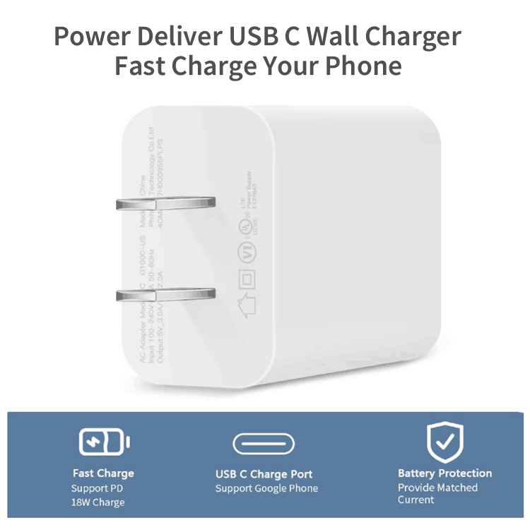 OEM Pd 18W 20W USB-C Power Adapter Fast Phone Charger for iPhone 12 PRO