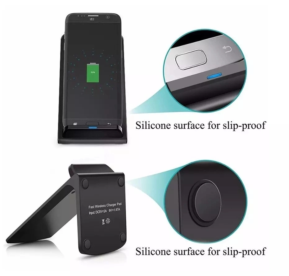 2020 New Arrivals Amazon Anker 10W Wireless Charger Stand, Type-C Qi-Certified Wireless Charger for Galaxy S9 S10 for iPhone 11