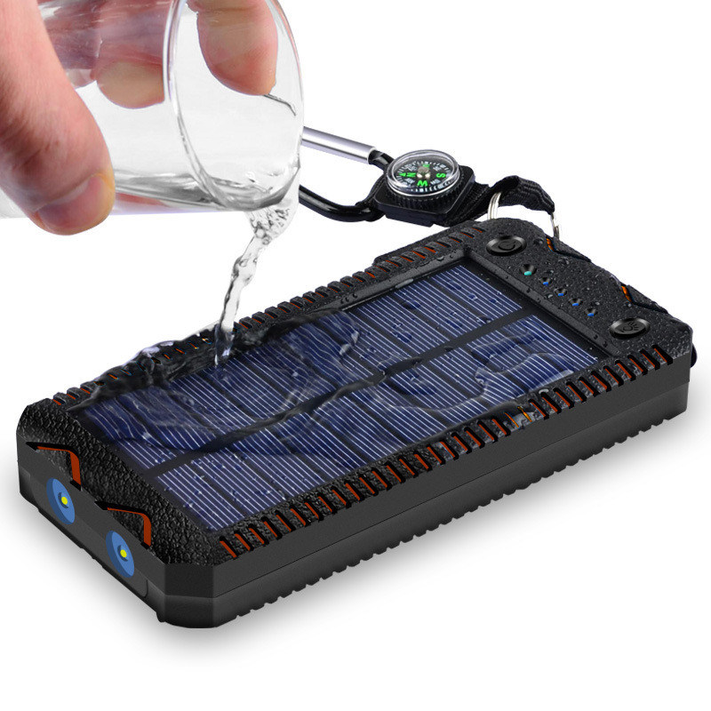 Solar Power Bank Battery Charger for Samsung Galaxy iPhone Smart Phones