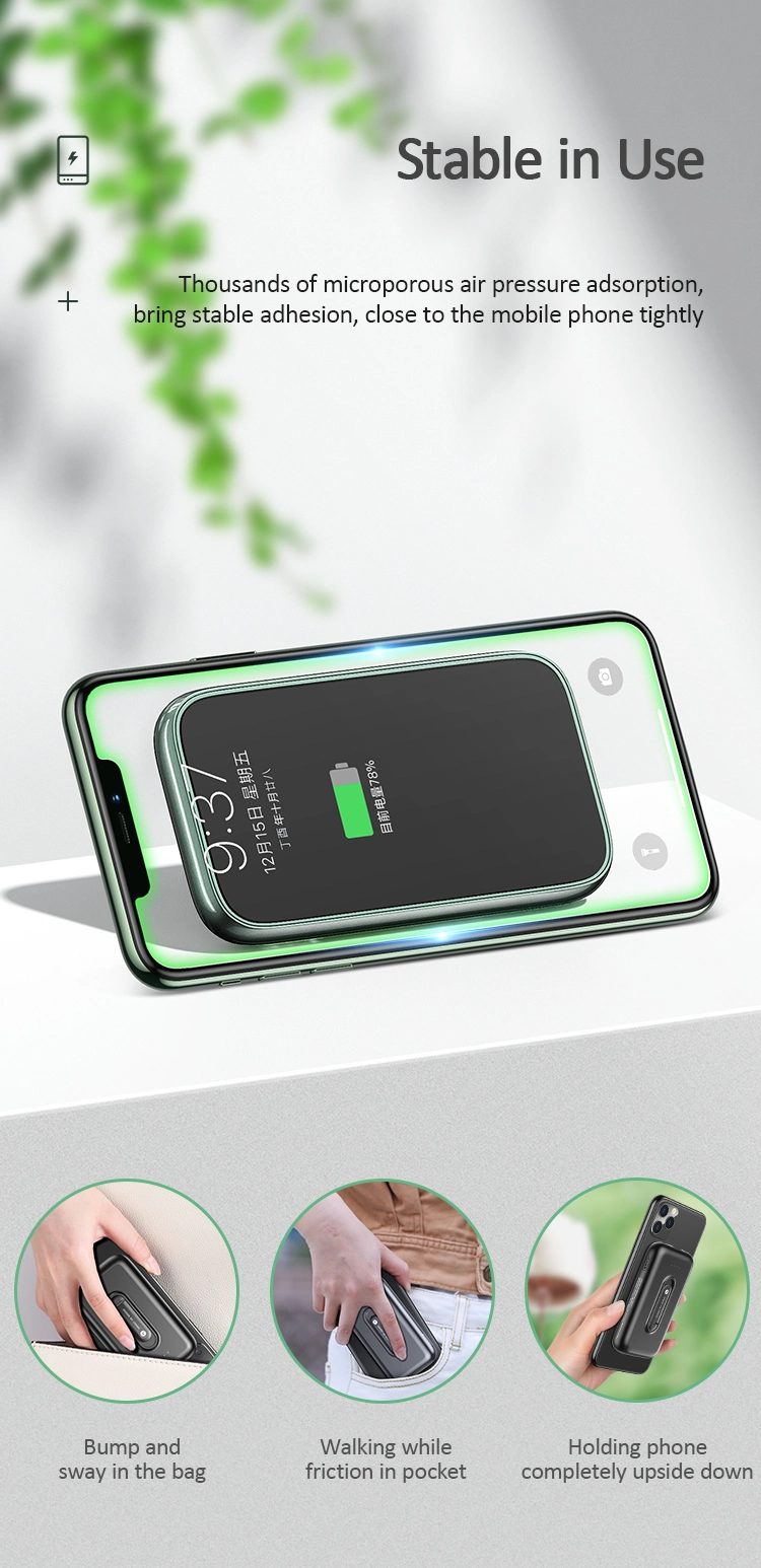 Usams Portable New Products for iPhone 10W Wireless Charger Power Bank 4000mAh