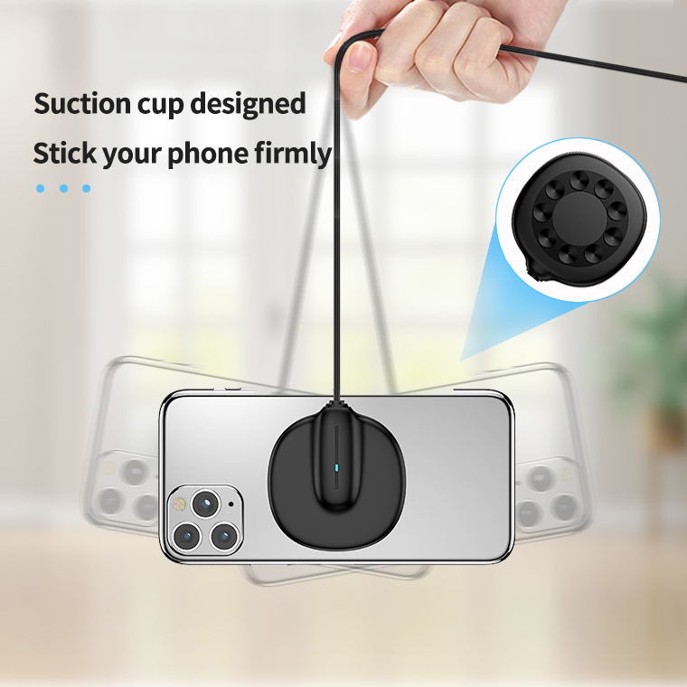 Tongyinhai New Product Unlimited Free Attach Suction Cup Wireless Charger for Mobile Phone