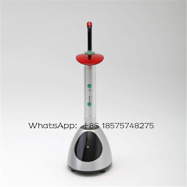 Dental 5W Wireless Cordless LED Curing Light Lamp 1500MW/Cm&sup2;