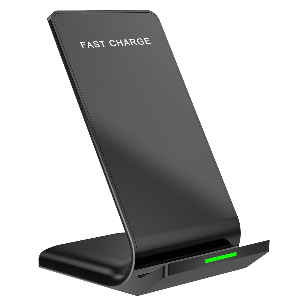 Standing Wireless Charger, 7.5W Wireless Fast Charging Stand Compatible with iPhone 11 Xs Max Xr X 8 Plus, 10W Quick Charging Compatible with Galaxy S10 S10 Plu