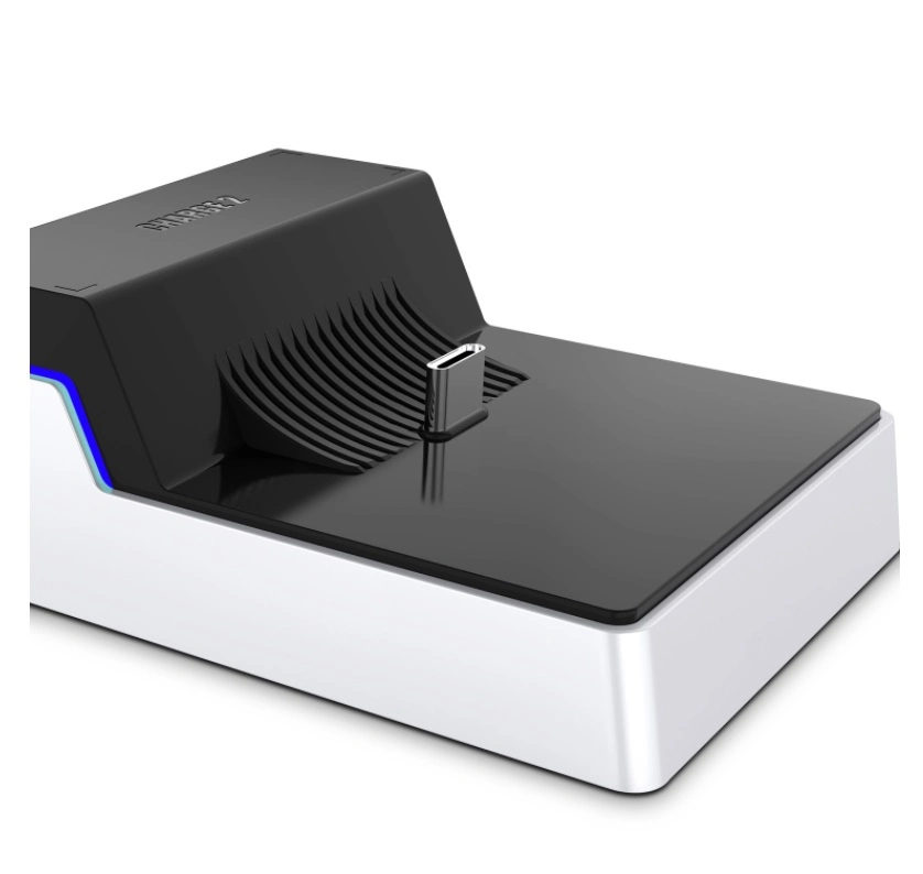 New Charger Base Accessories for PS5 Dual Charging Stand with LED Light for PS5 Wireless Controller PS5 Charging Station