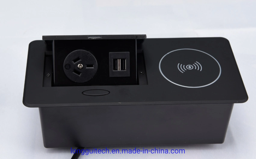 Cable Table Wireless Charger Socket