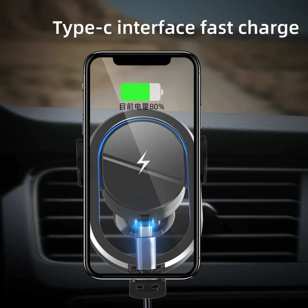 Wireless Car Charger 15W, Gravity Wireless Fast Charger Car Mount, Air Vent Phone Holder, Wireless Charger