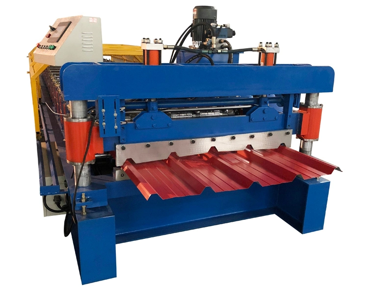 Automatic Trapezoidal Roofing Sheet Rolling Machine