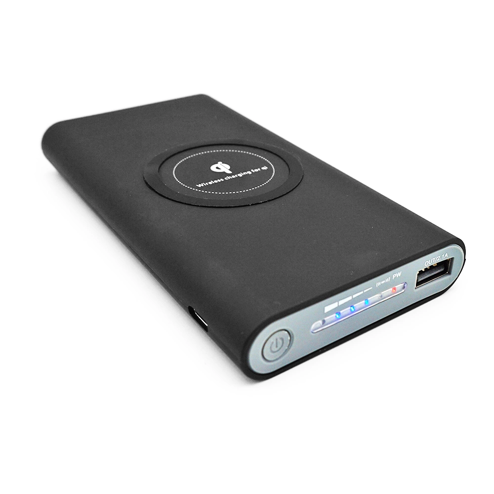 10000mAh Portable Wireless Charger with Lithium Battery