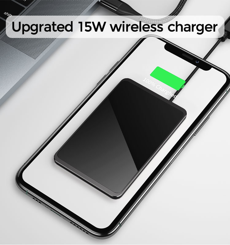 New Design Tongyinhai Quick Charge 15W Qi Fast Charging Wireless Charger Outdoor Smartphone Accessories