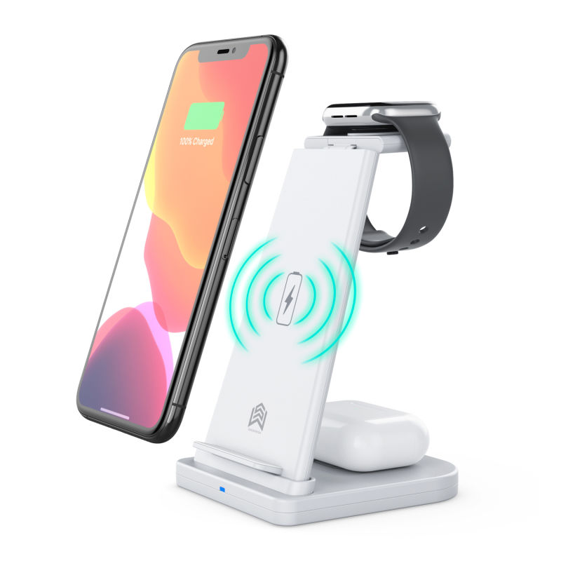 China Products/Suppliers. 3 in 1 Universal Qi Wireless Charger Stand 30W Fast Charger