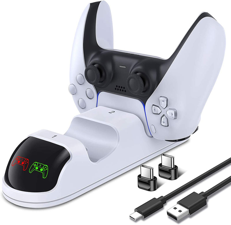 Byit PS5 Controller Charger Dual Charging Dock for PS5 Dualsense Controller Charger