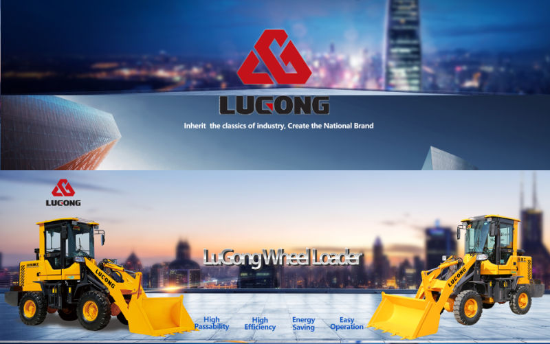 China Lugong Brand New Wheel Loader Machinery Equipment Loader
