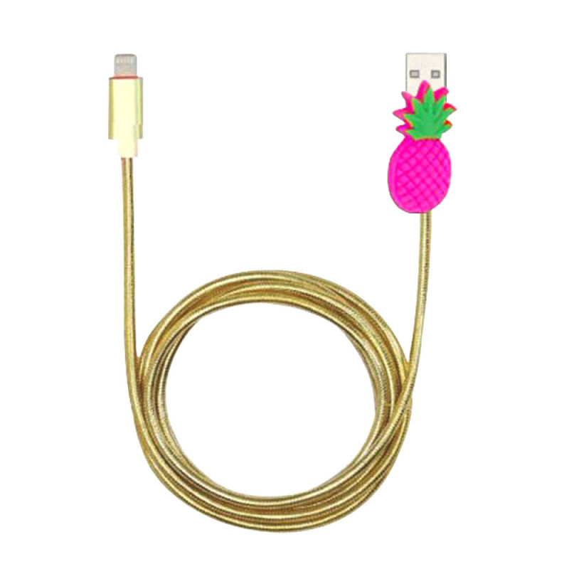 Cartoon Figures USB Charge Cable Cord Metal Charging Cord