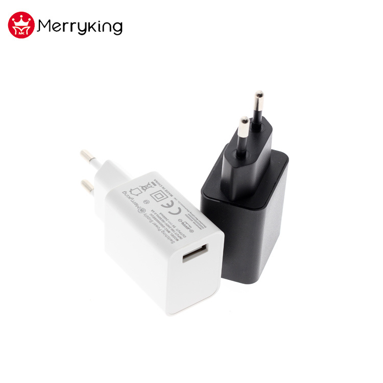 Universal 100-240VAC 50/60Hz USB Charger Adapter 5V 1A Single USB Charger for Wireless Speaker