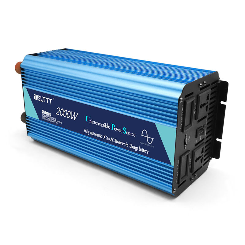 High Frequency 2000W 12V 220V Power Inverter with UPS&Charger