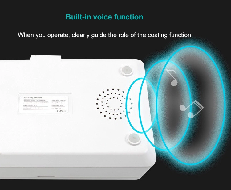 UV Cell Phone Sanitizer Sterilizer with Wireless Charger for Smart Phone