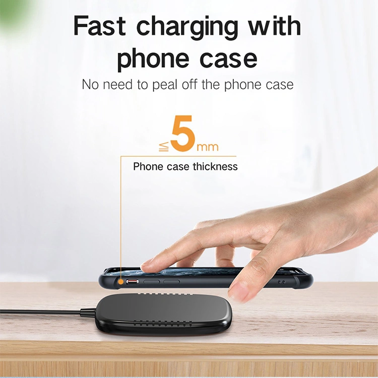 Tongyinhai Factory Supply Mini Wireless Phone Fast Charger Portable 15W for iPhone 12 Wireless Charger Phone