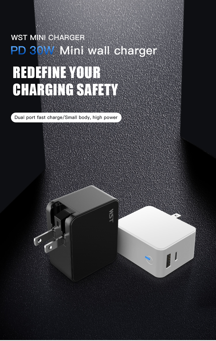 USB C Charger 30W Pd 3.0 Wall Charger Type C Fast Charging Power Delivery Adapter