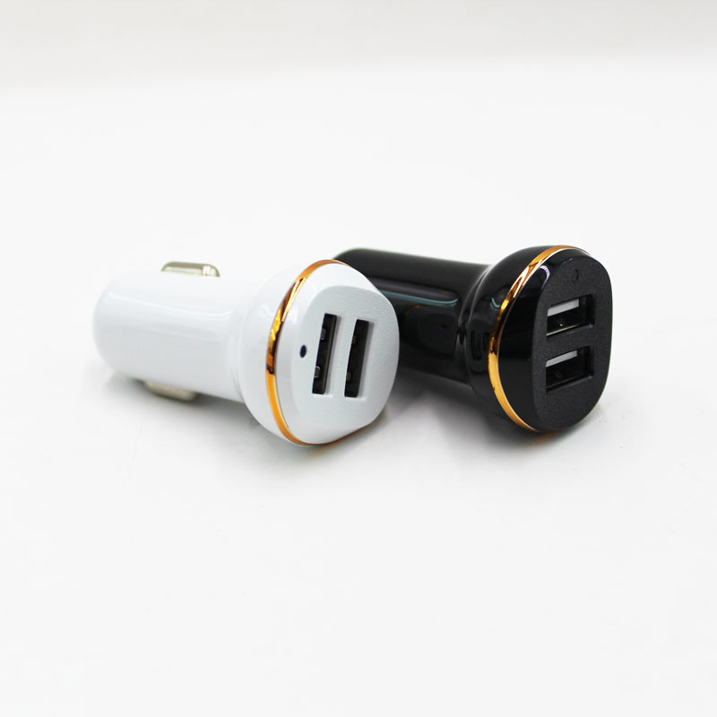 High Quality 5V 2.1+1A Fast Car Charger Dual USB Fast Charging Phone Charger