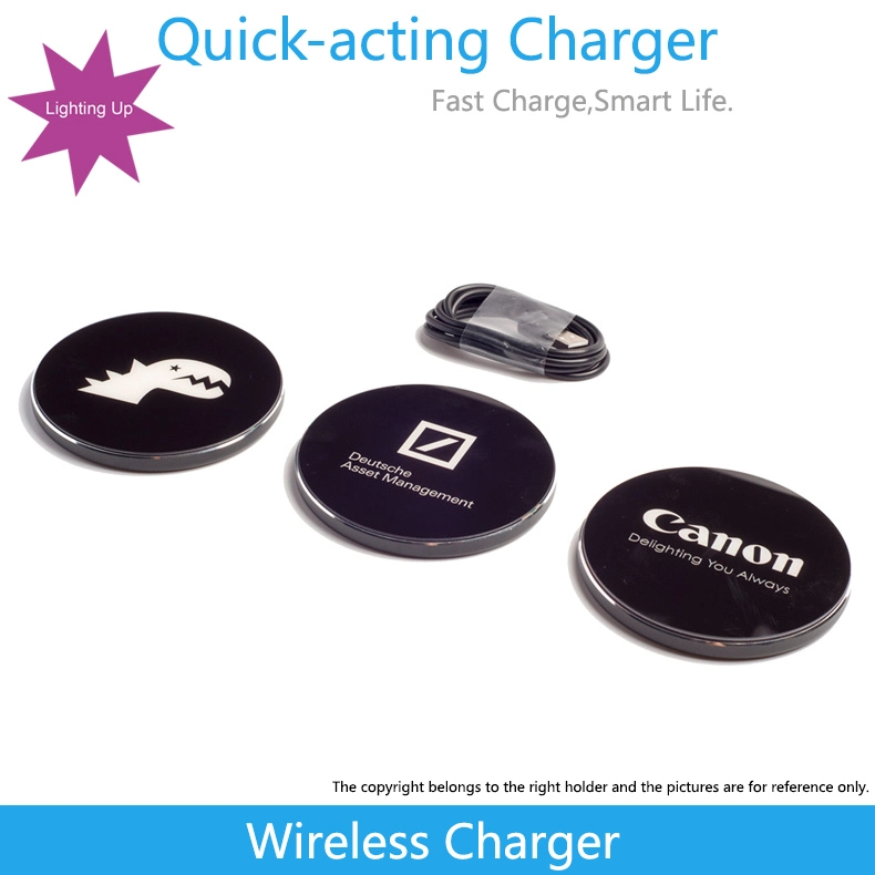 New Model High Quality Fast Charging Qi Mobile Phone Wireless Charging