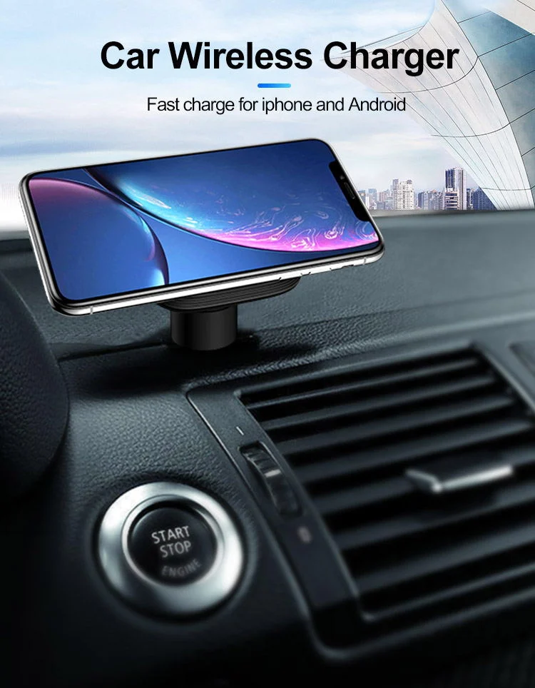 15W Car Wireless Charger Magic Magnetic Array Charger Mobile Phone Multi-Function Car Bracket Suction Cup Wireless Charger