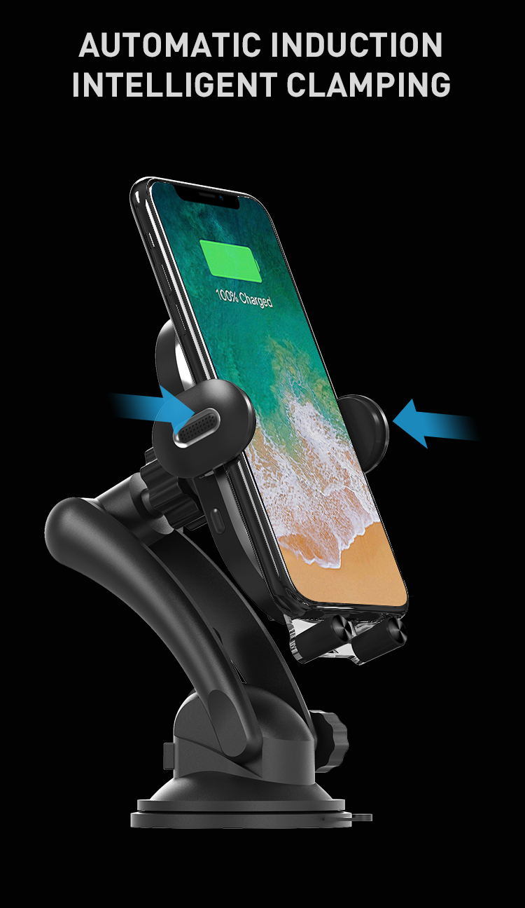 2020 Amazon Ebay Sale 10W Fast Wireless Charger, Wireless Charging Pad Wireless Car Charger for Apple iPhone Samsung Huawei Zte