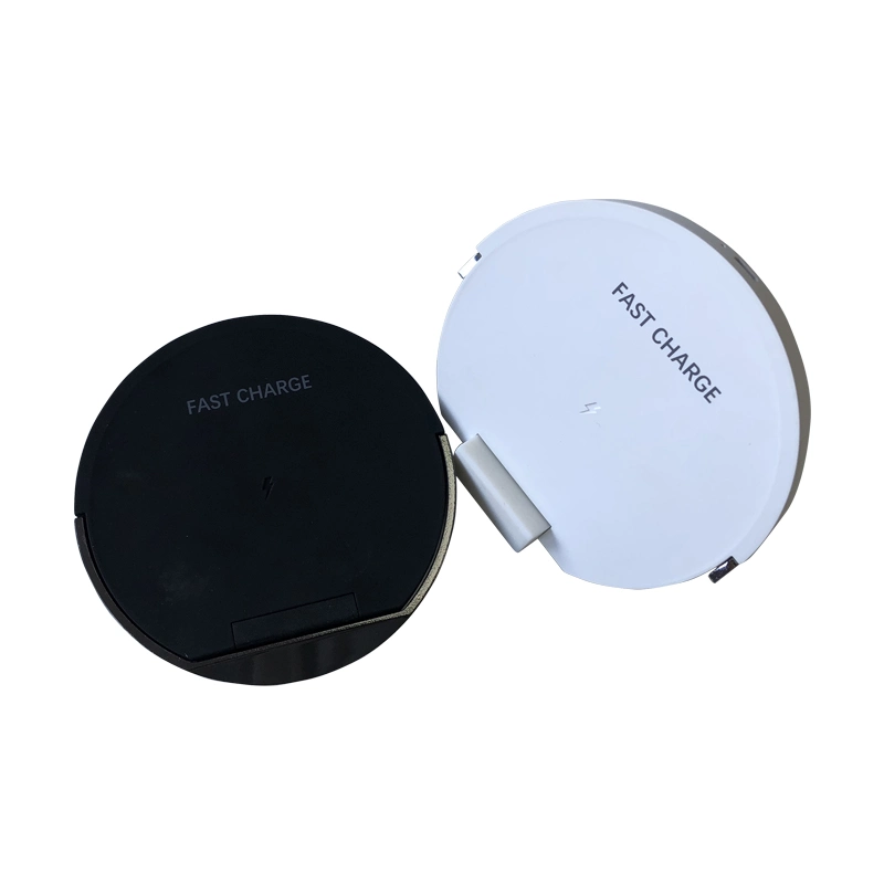 Fast Charging 10W Multi-Functional Portable Wireless Charger with Rubber Finish