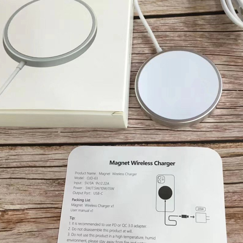 Original Magsafe Wireless Charger 15W Magnetic Wireless Charger for iPhone 12 iPhone 12 PRO Magsafe Charger