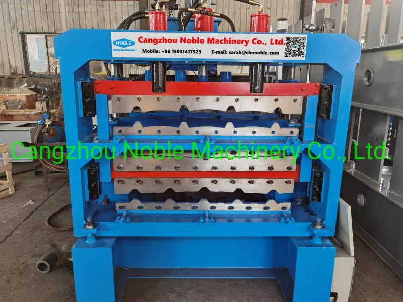 China Three Layer Roofing Sheet Roll Forming Machine